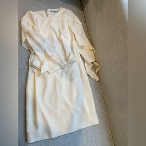 New dress never worn. Beautiful pleated sleeves